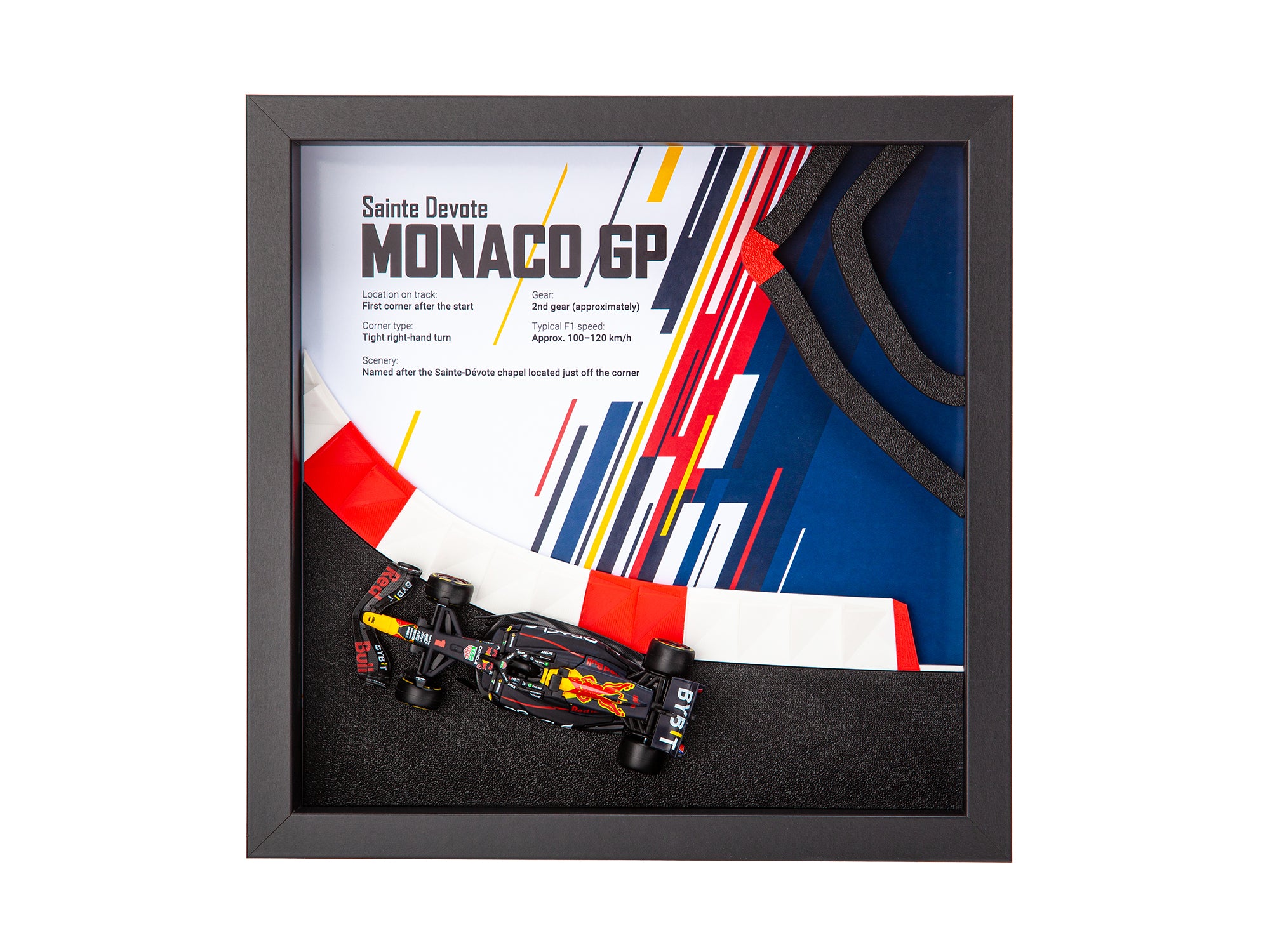 Sainte Devote Corner – Ferrari Edition (3D Art Frame)