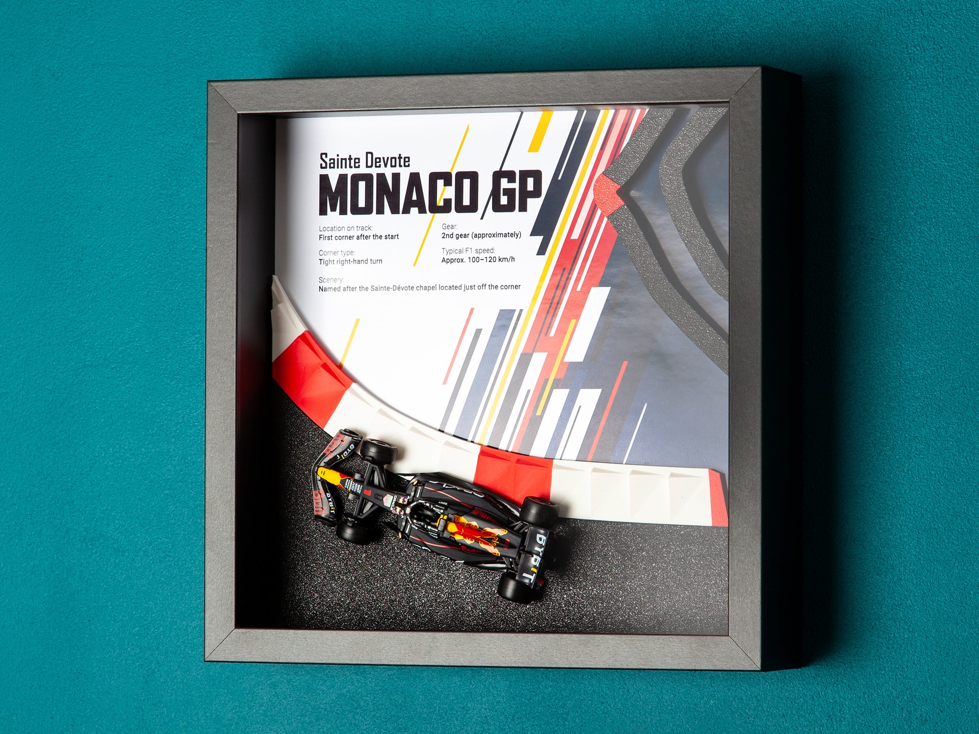 Sainte Devote Corner – Red Bull Edition (3D Frame)