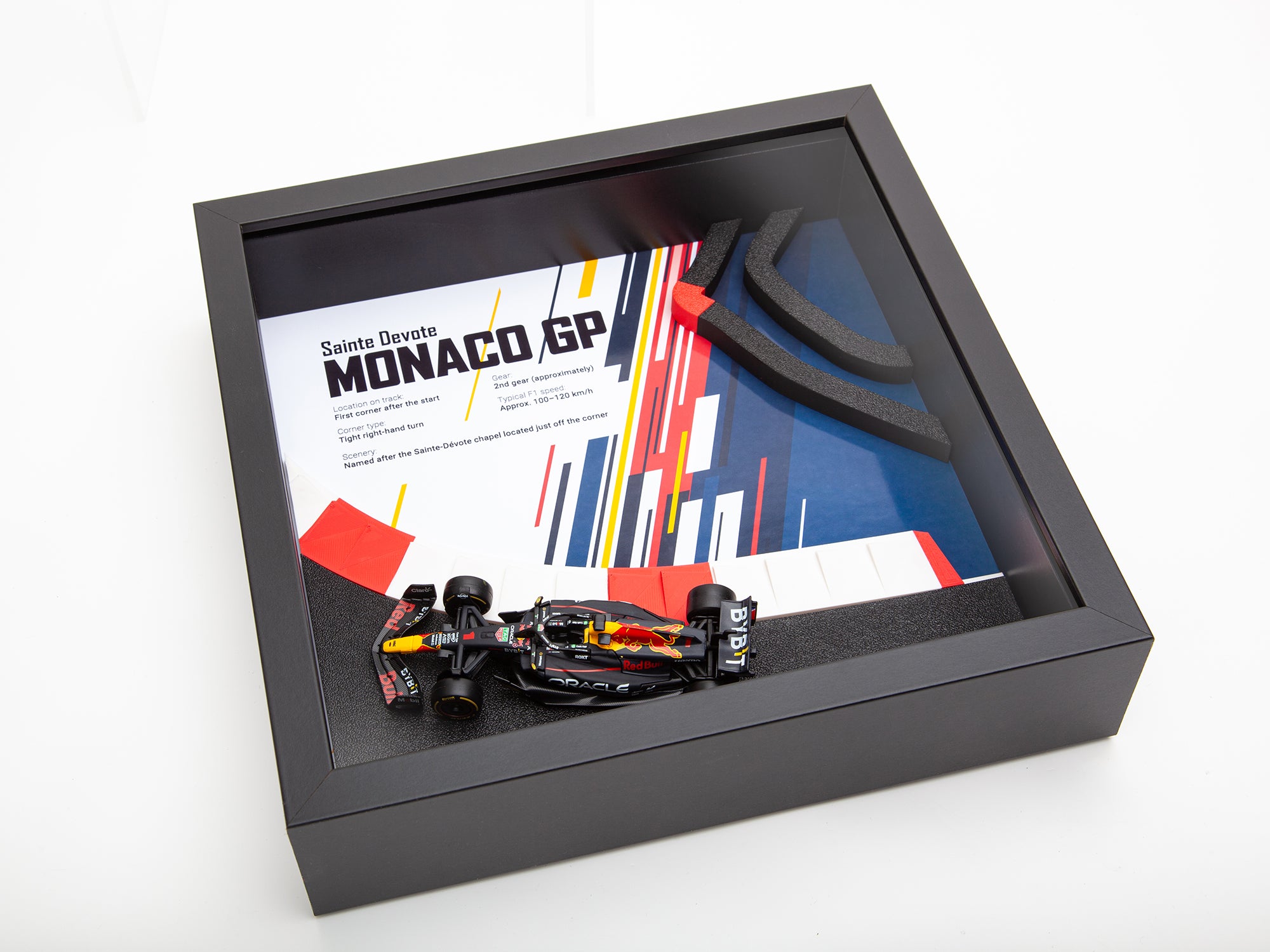 Sainte Devote Corner – Ferrari Edition (3D Art Frame)