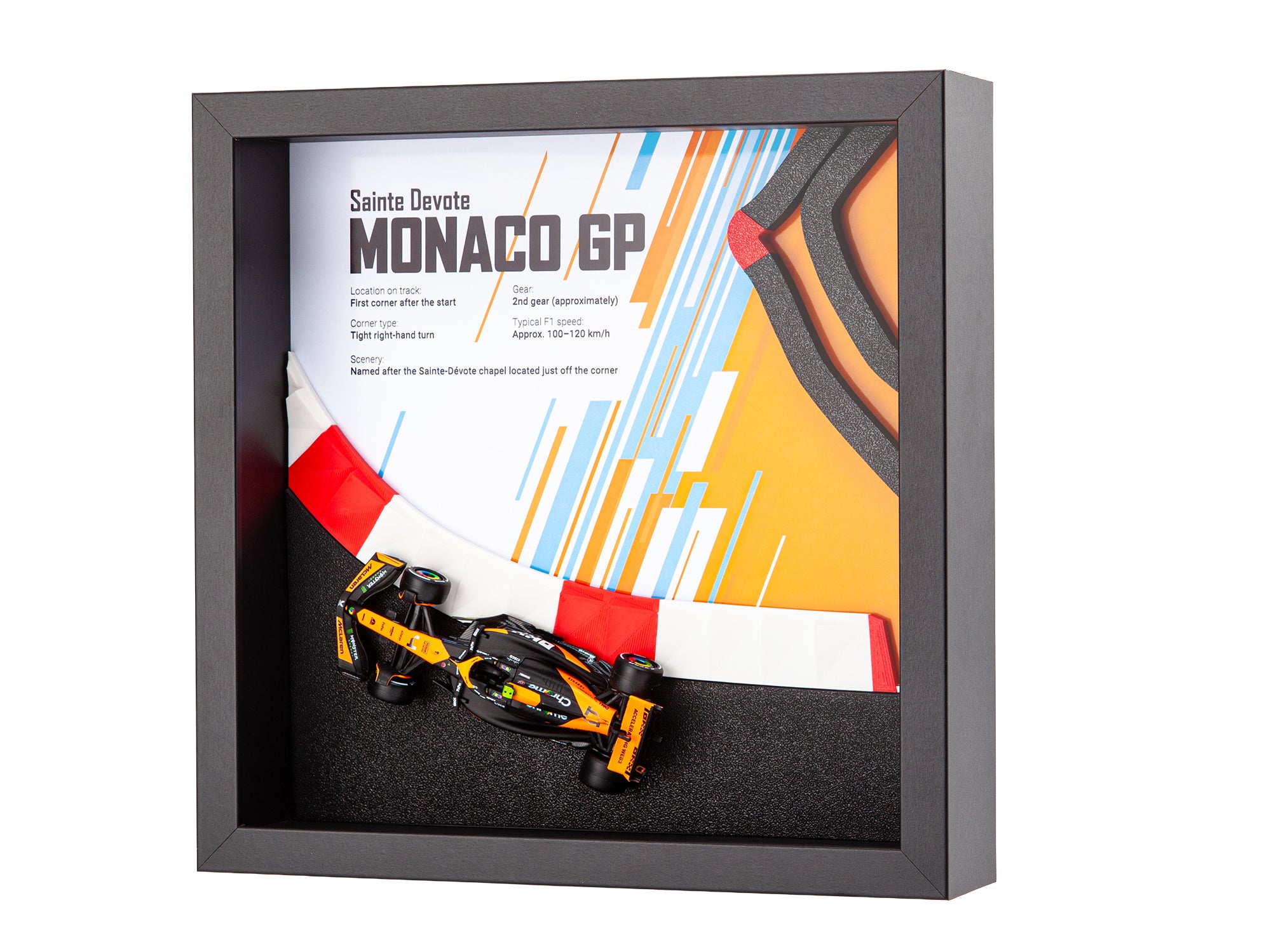 Sainte Devote Corner – McLaren Edition (3D Frame)