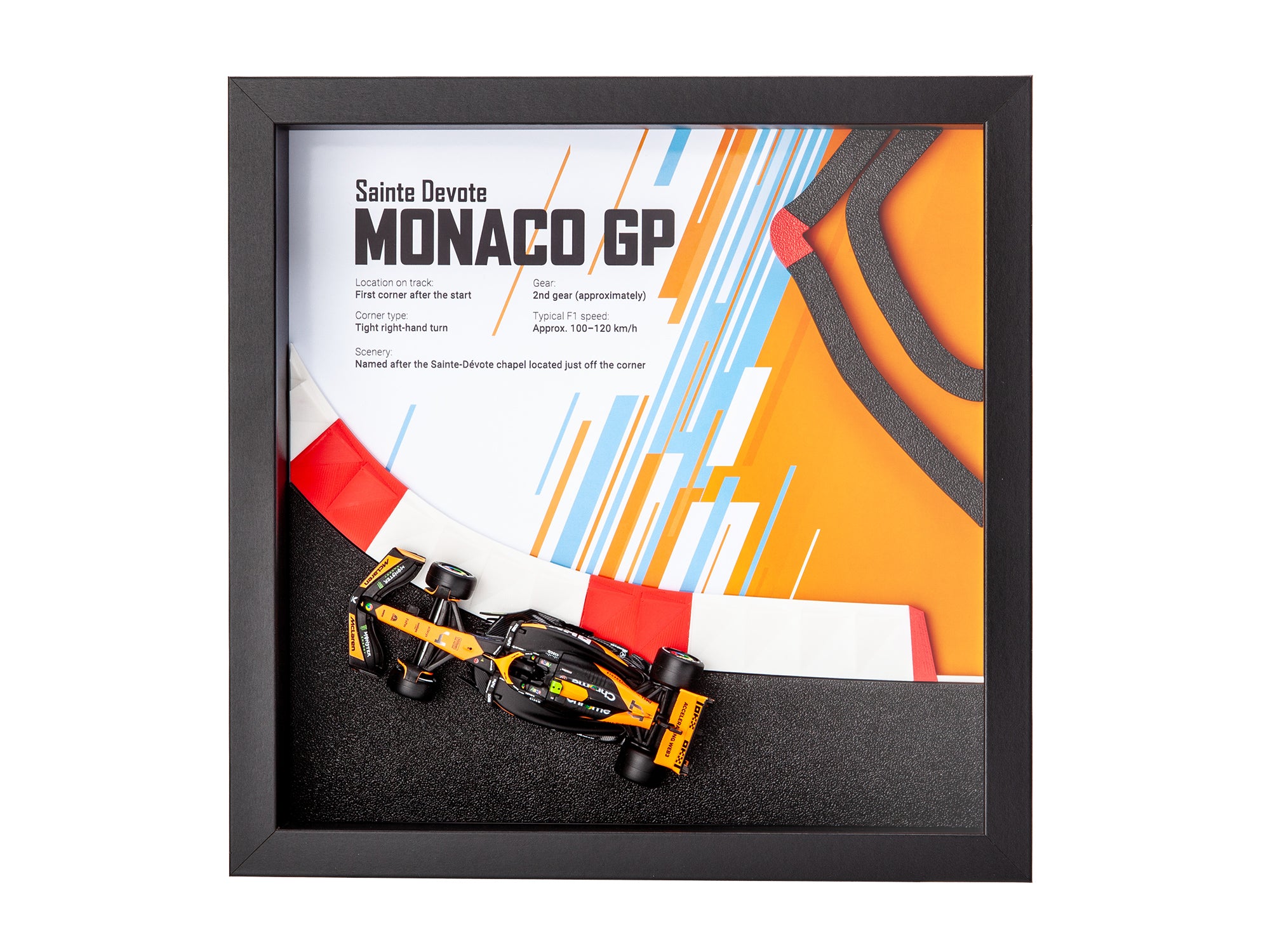Sainte Devote Corner – McLaren Edition (3D Frame)