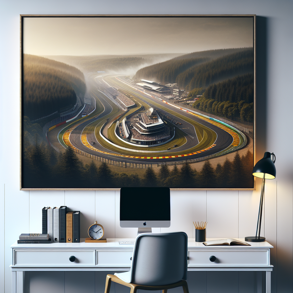 Legendary Corners and Surprising Stories: Racing Decor inspired by the Spa Circuit