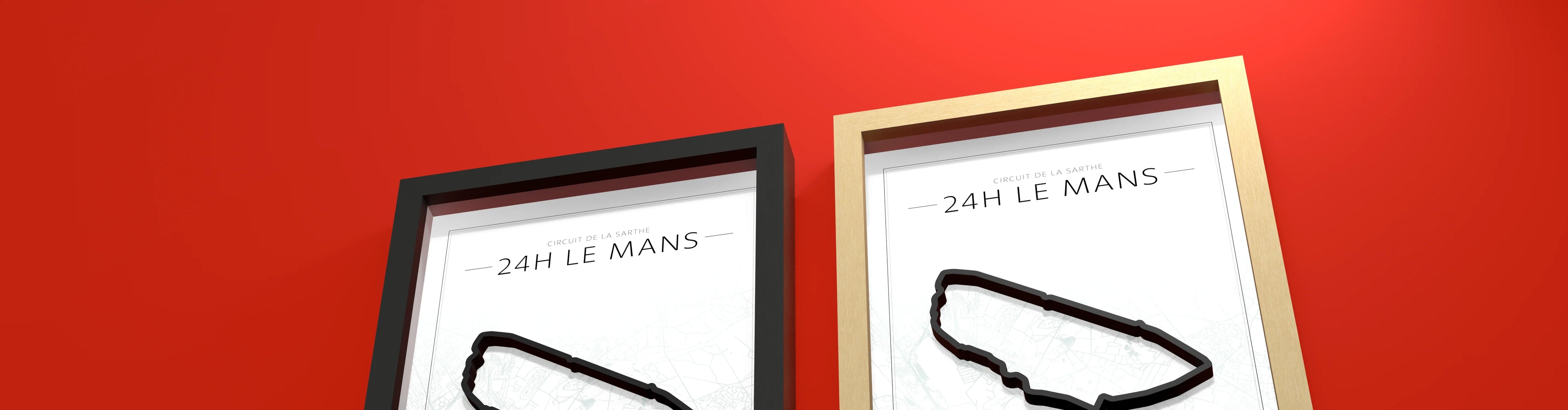 24H Le Mans - Unique 3D Race Track Wall Art – For True Motorsport Fans