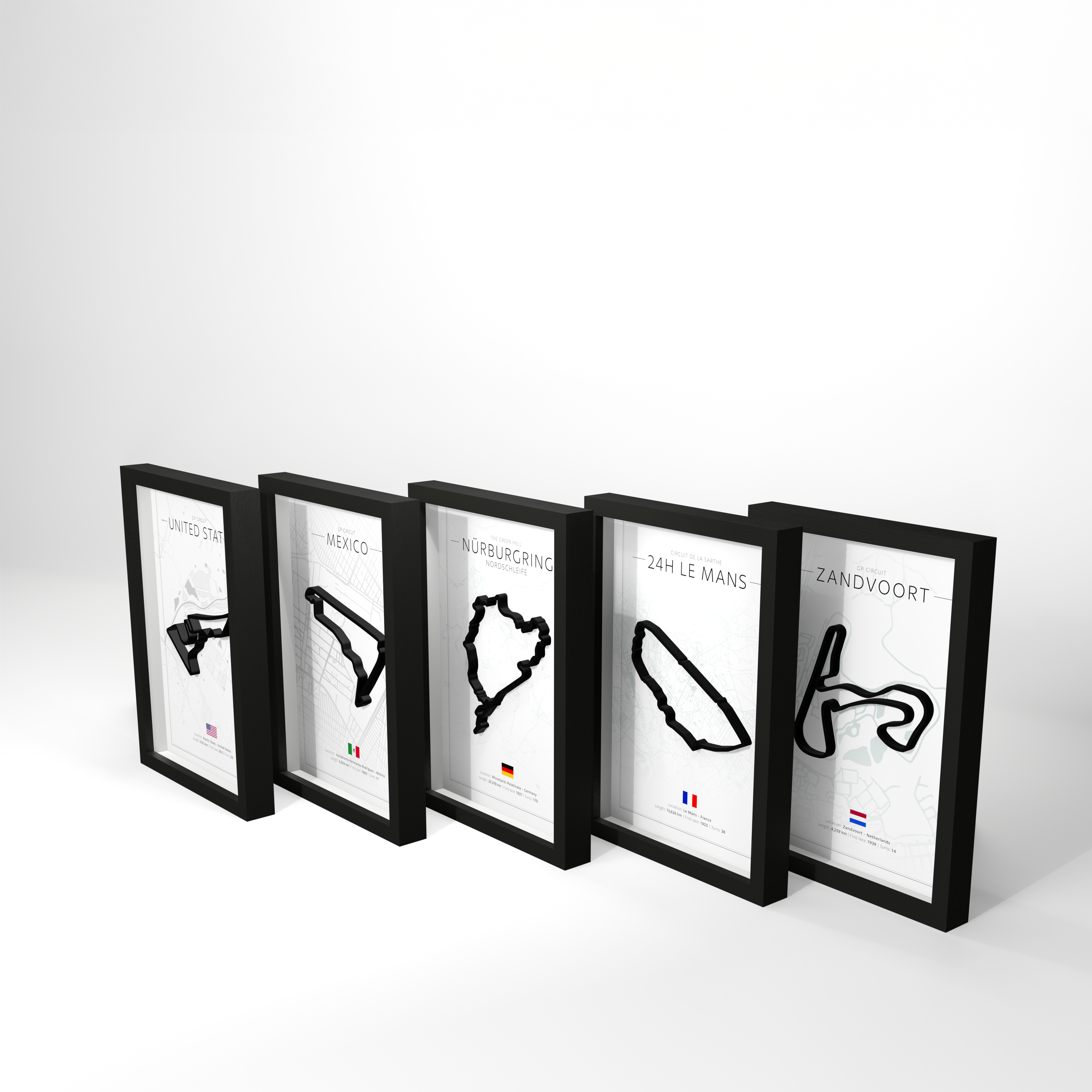 3D Circuit frames – RacingOutlines