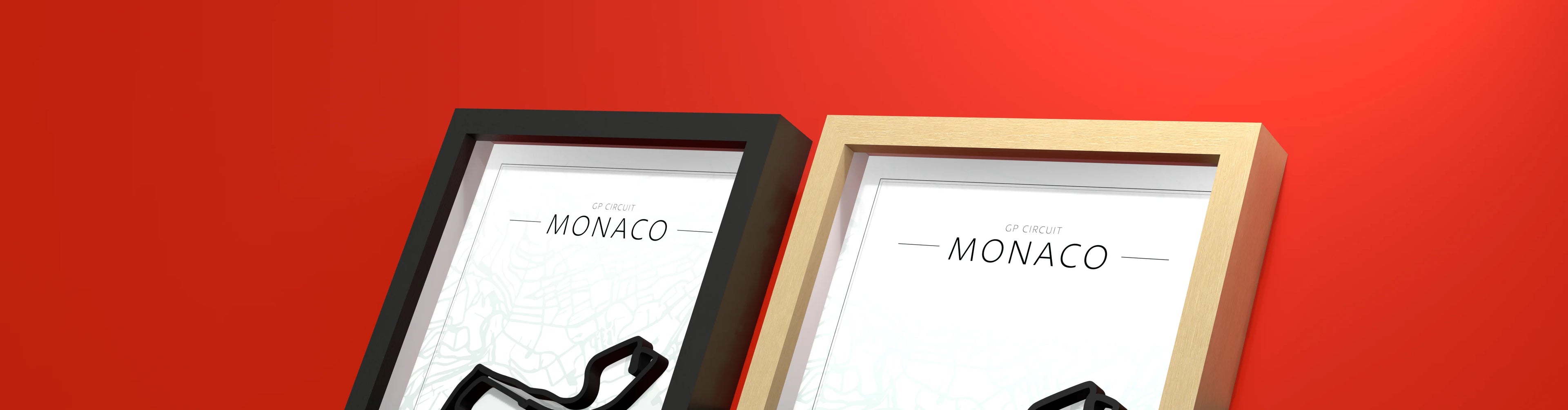 Monoca - 3D circuit wall art for true racing fans