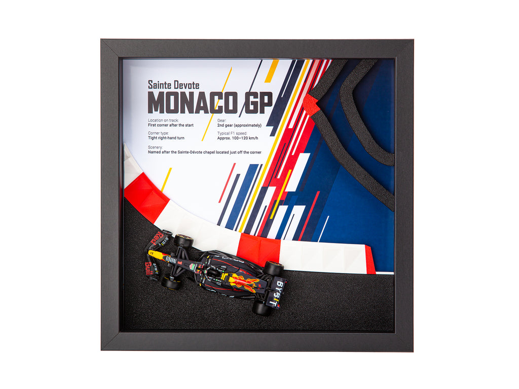 Sainte Devote Corner – Ferrari Edition (3D Art Frame)