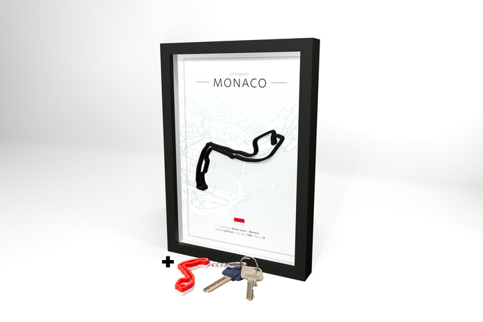 Monaco 3D Circuit + Free Keychain