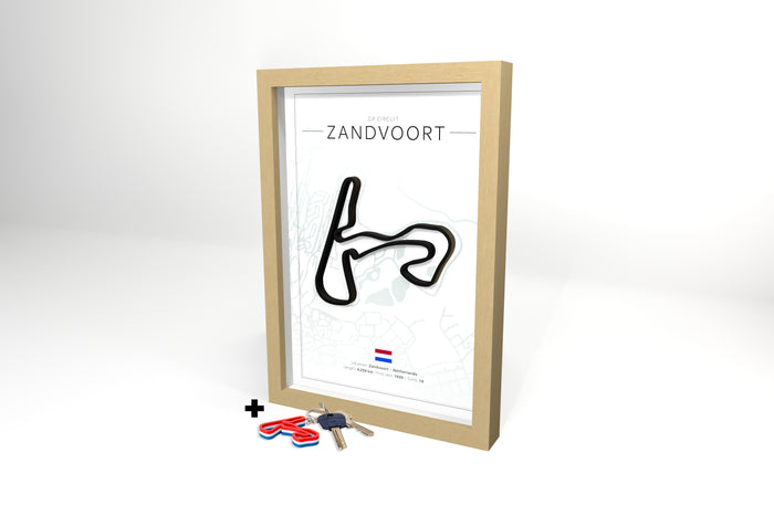 Zandvoort 3D Circuit + Free Keychain