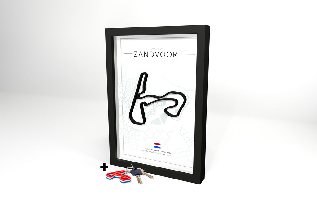 Zandvoort 3D Circuit + Free Keychain