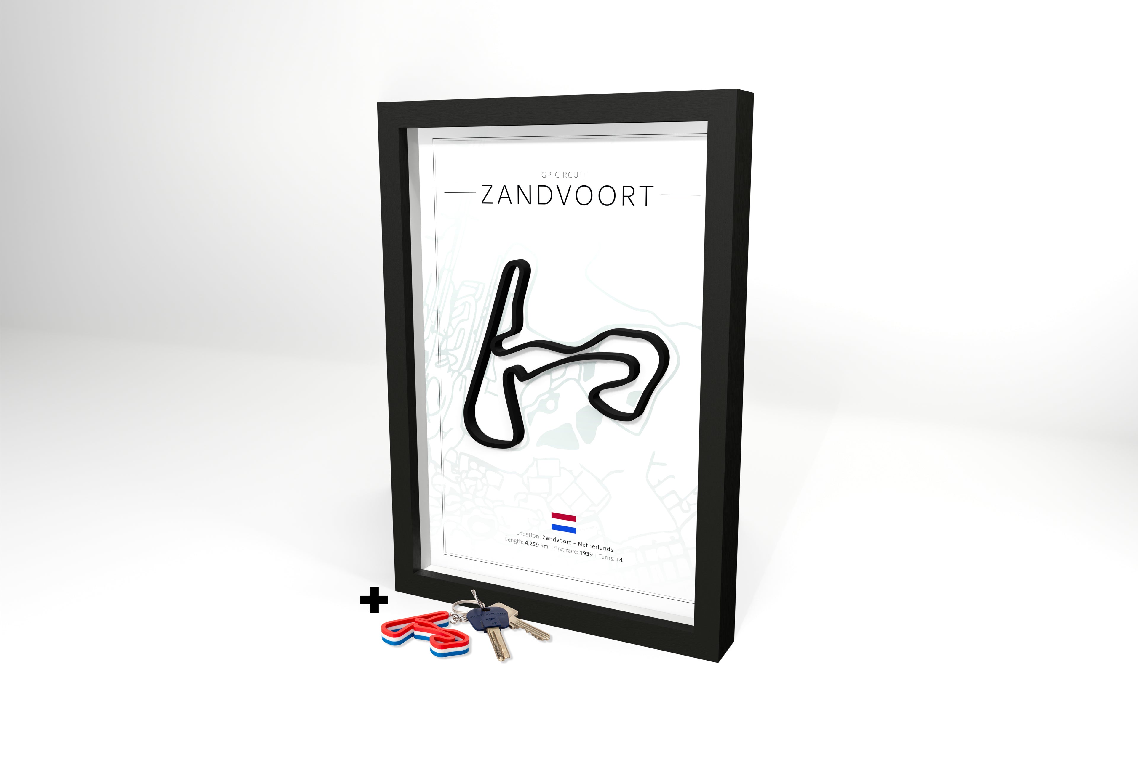 Zandvoort 3D Circuit + Free Keychain